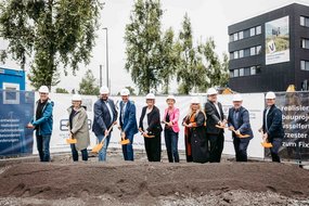 Spatenstich des neuen Frauenhauses und der ifs Beratungsstelle Dornbirn