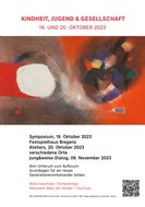 Plakat des Symposiums "Kindheit, Jugend & Gesellschaft"